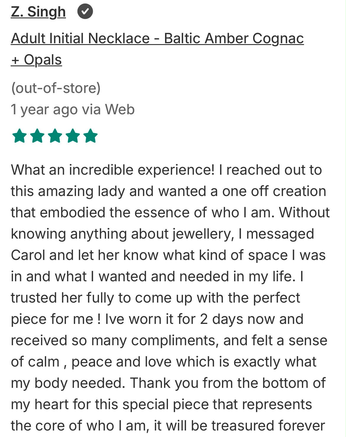 Customer love review