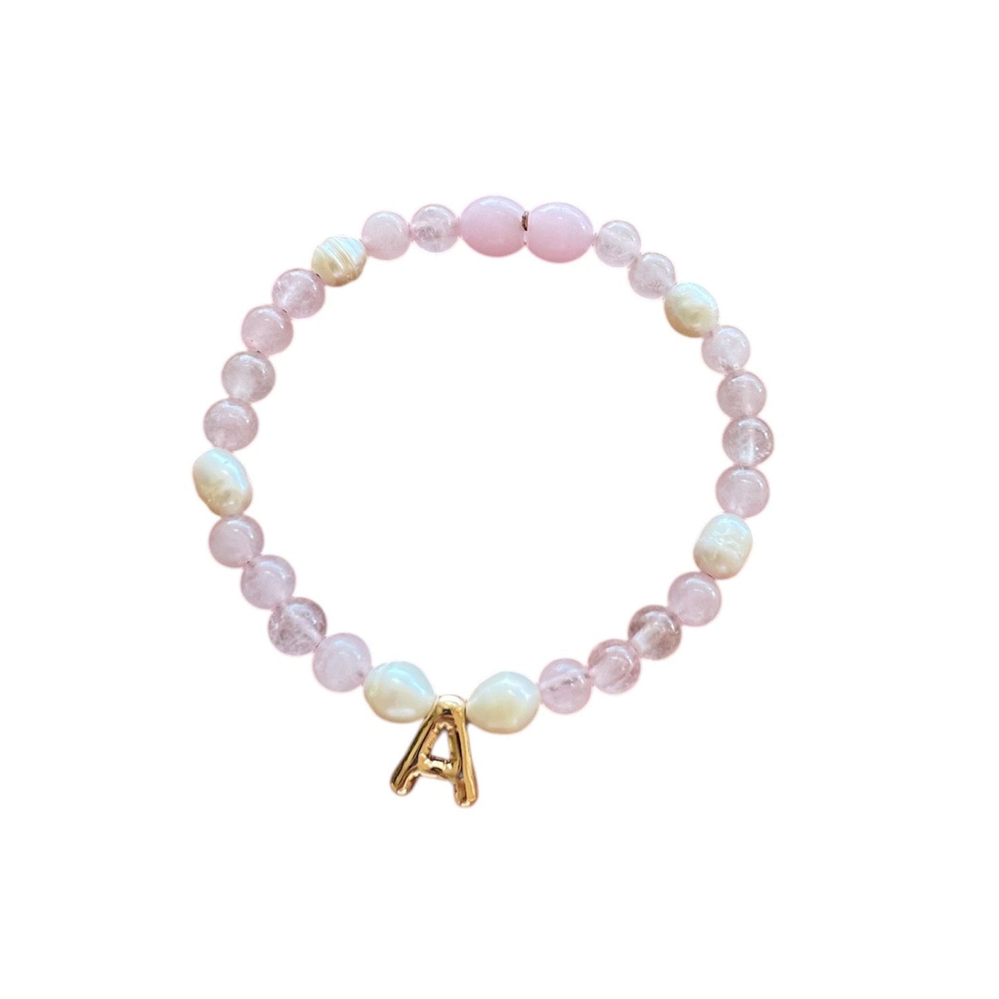 Adult Bracelets - Baltic Amber / Rose Quartz